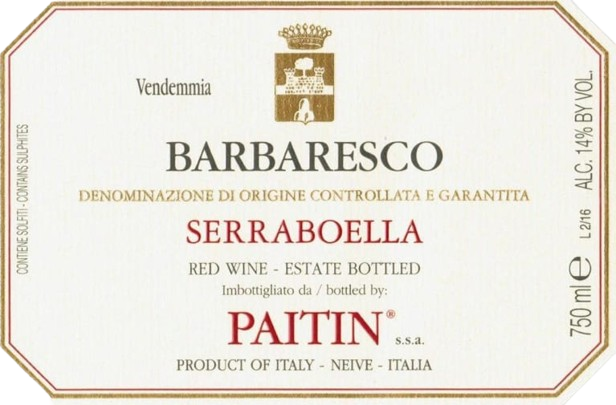 Barbaresco Serraboella 2020