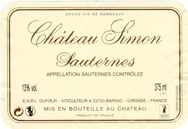 Chateau Simon 0,375 2019